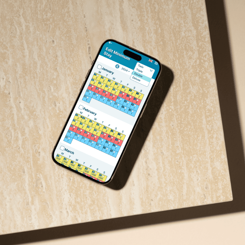 Minimum Stay Calendar Interface