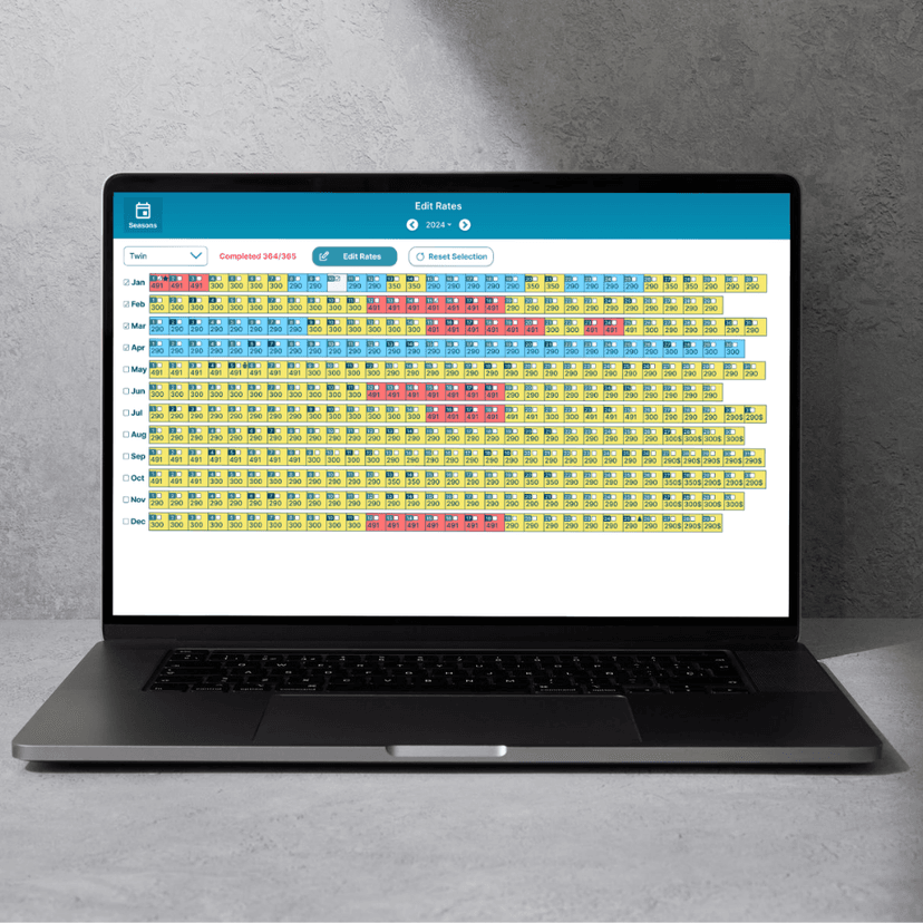 Rate Calendar Interface