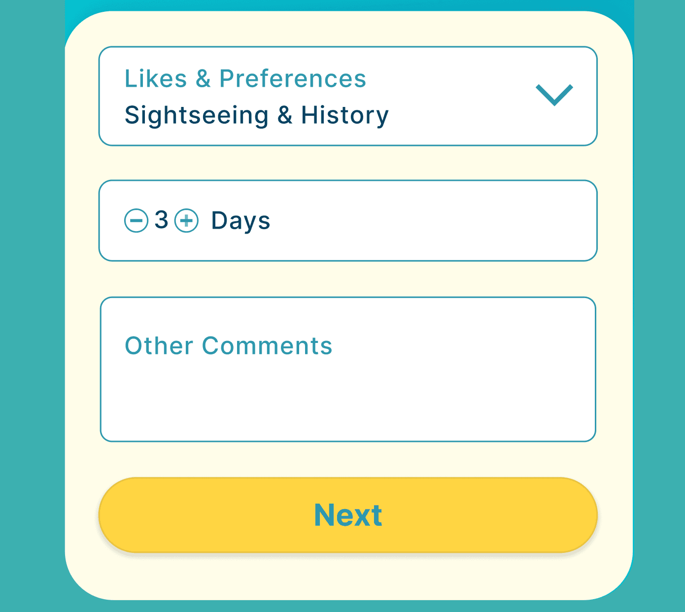 Tailored Itineraries