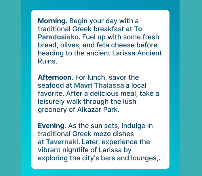Real-Time Itinerary Updates
