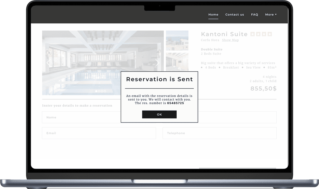 Booking Confirmation