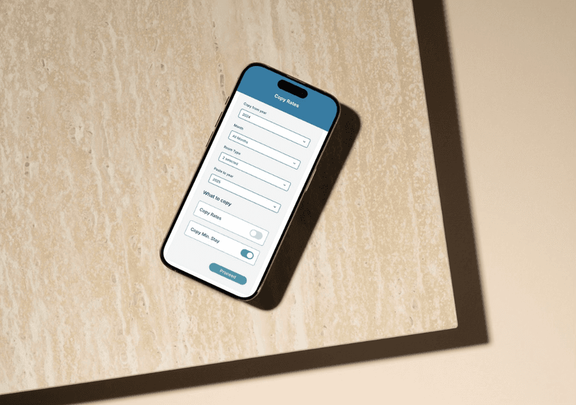 Copy Rates and Min Stay Interface