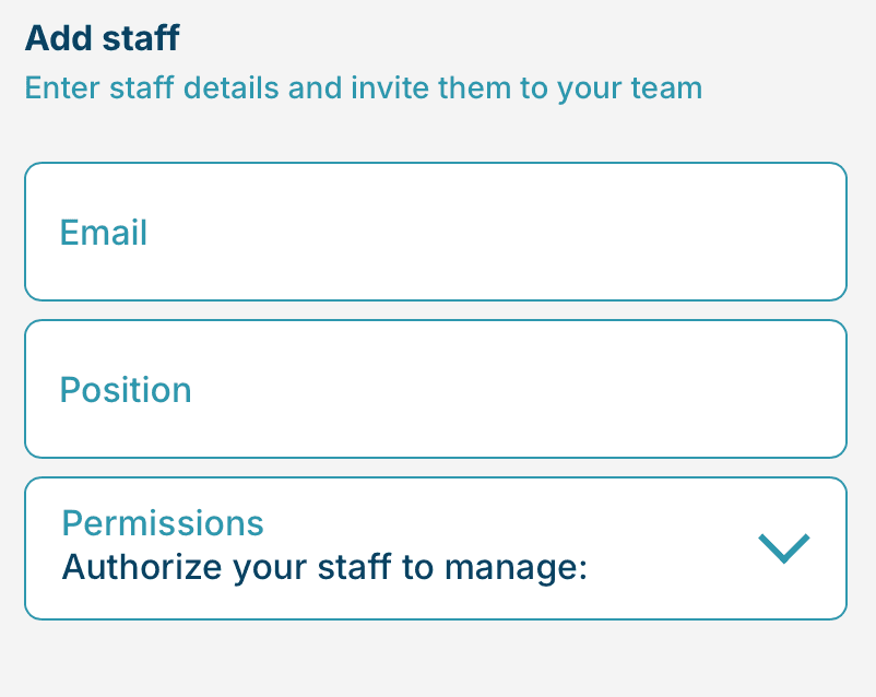 Fast Staff Onboarding