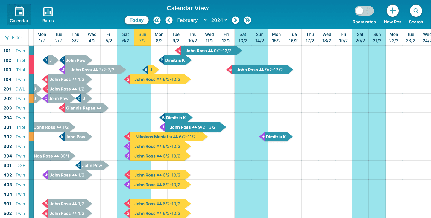 Real-Time Room Status Updates