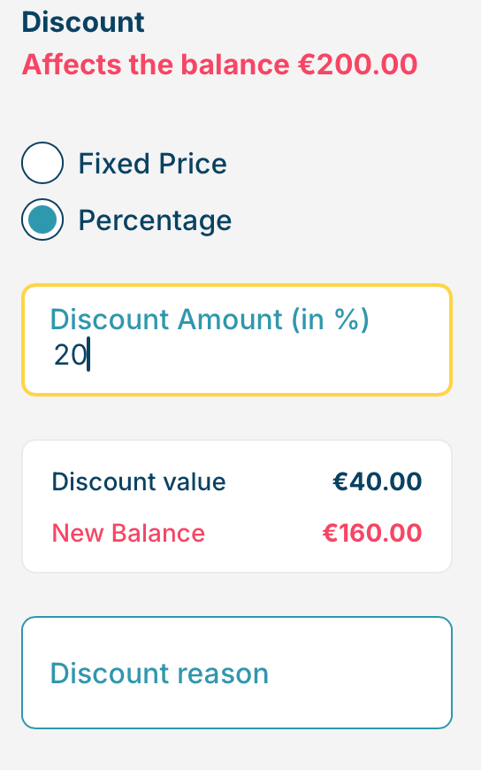 Discounts and Proforma Invoices