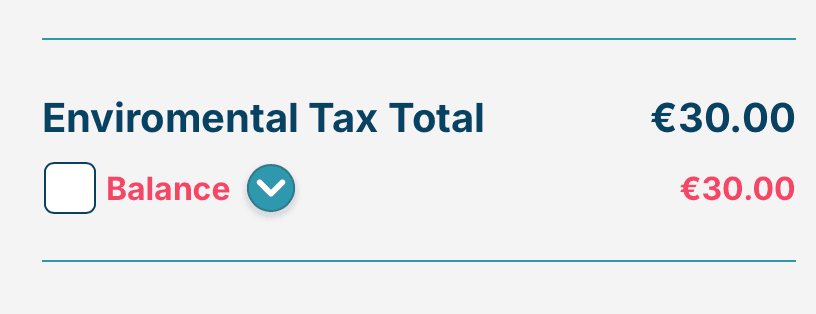 Environmental Tax Management