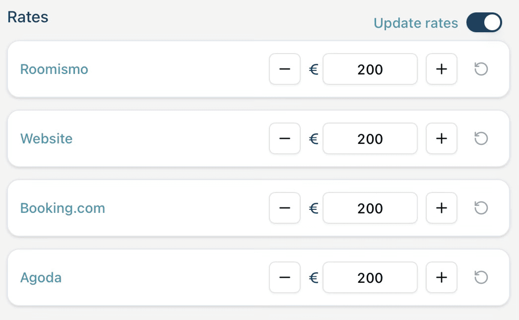 Automatic Update of Rules and Restrictions
