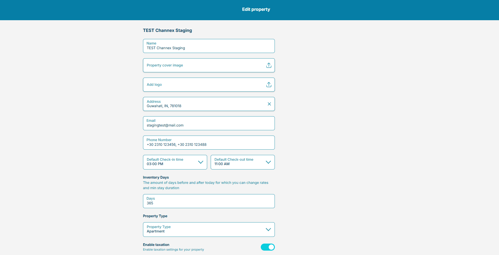 Property Info & Policies