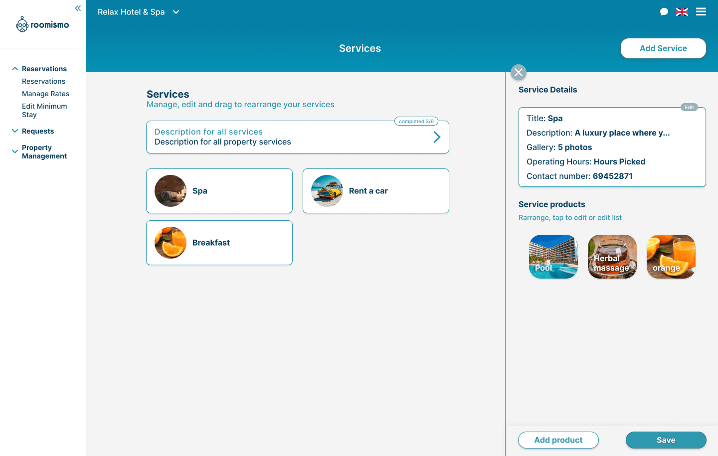 Service Status Tracking