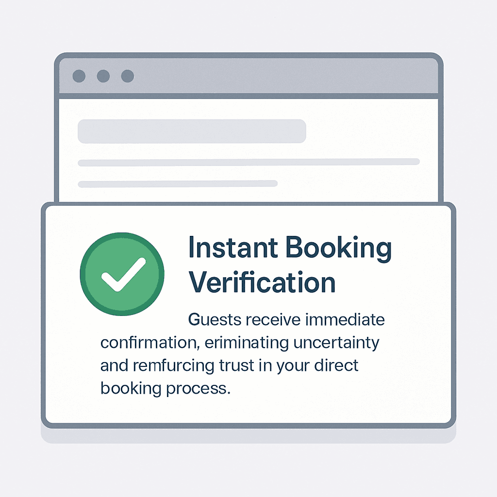 Instant Booking Verification