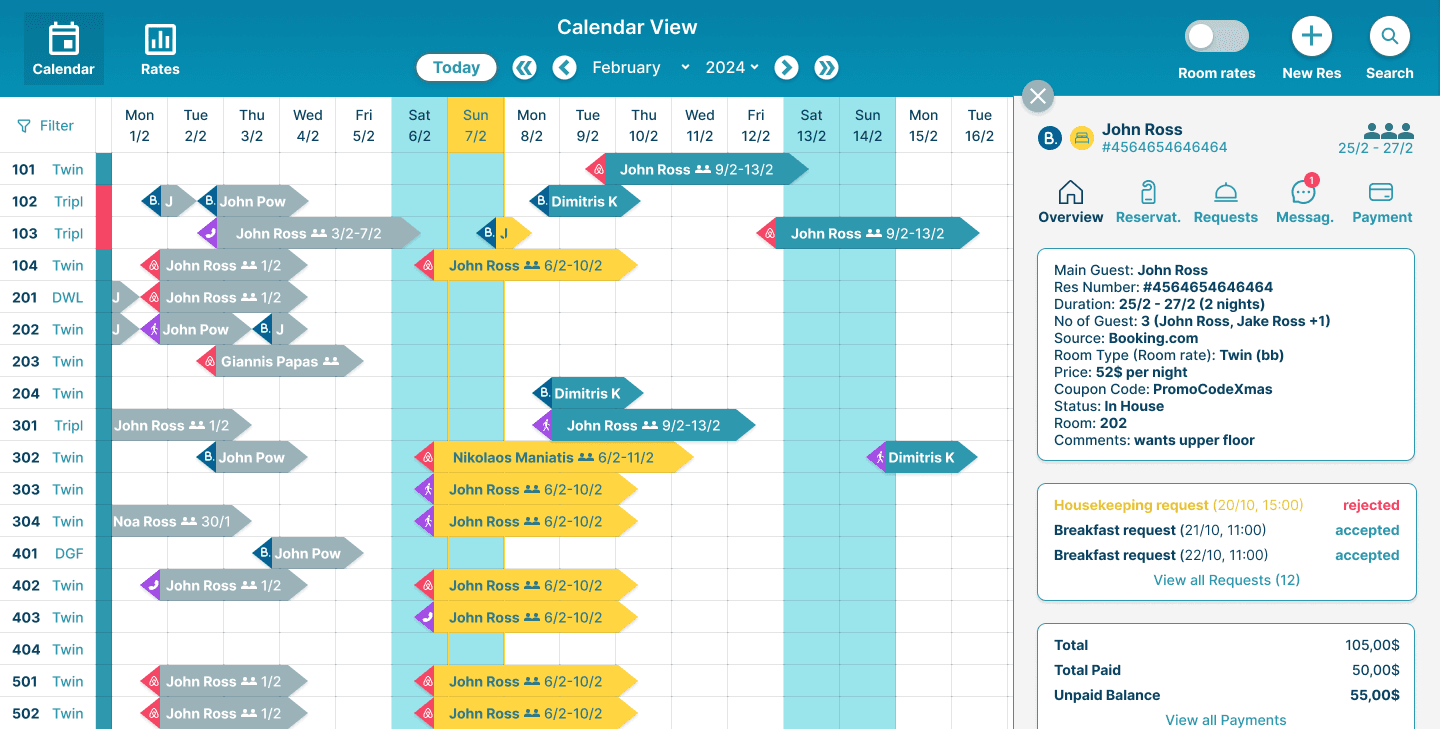 Ενοποιημένο Ημερολόγιο Κρατήσεων