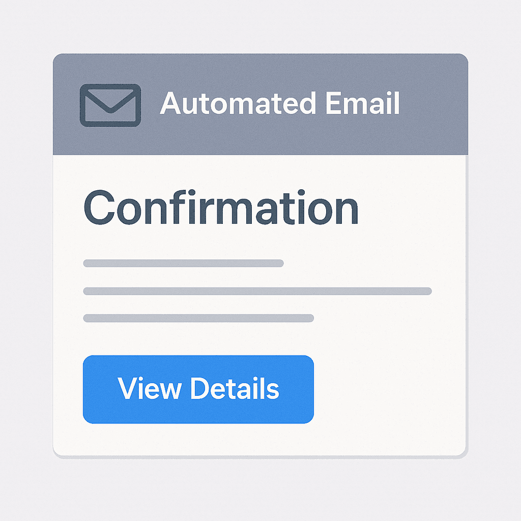 Αυτόματα Email Επιβεβαίωσης